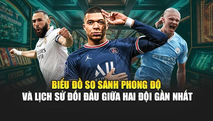 Kèo Đồng Banh - Bí Mật Kiếm Tiền Nhanh Tại Sân Chơi FEBET 3 Biểu đồ so sánh phong độ và lịch sử đối đầu giữa hai đội gần nhất
