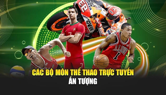 Các bộ môn thể thao trực tuyến ấn tượng